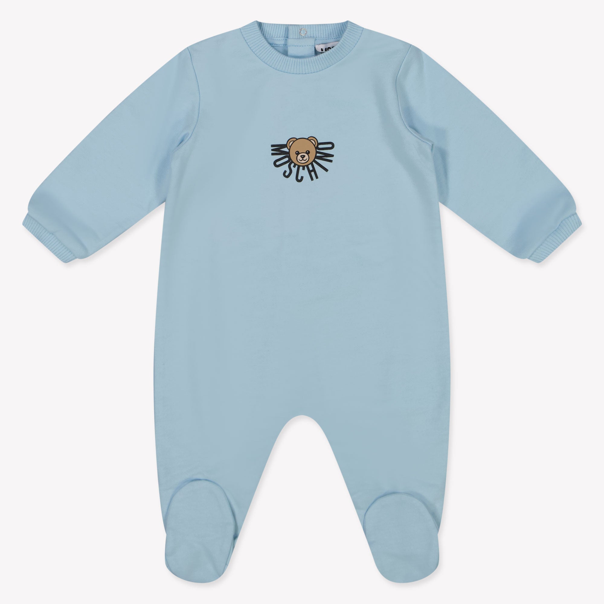 Moschino Baby Unisex Playsuit  Light Blue
