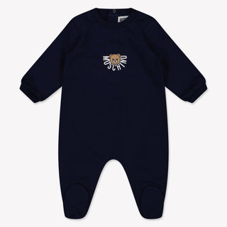 Moschino Baby Unisex Playsuit  Navy