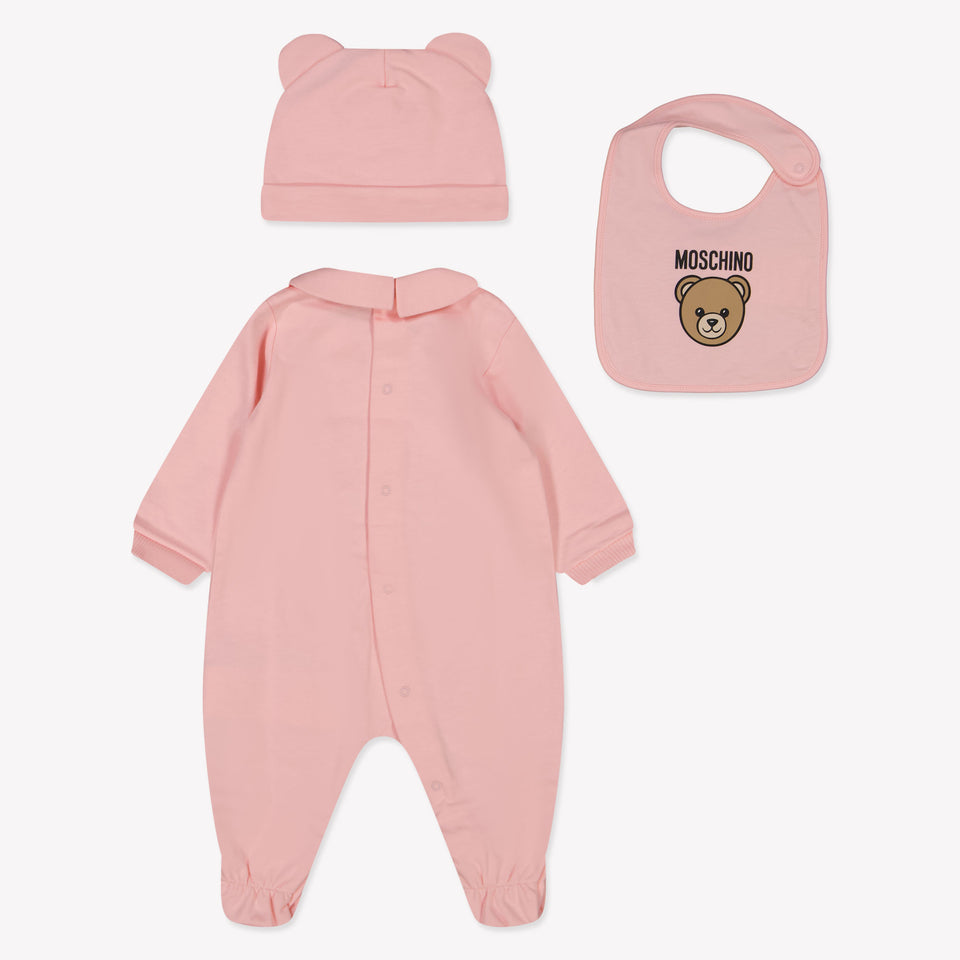 Moschino Baby Unisex Playsuit  Light Pink