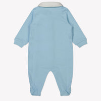 Moschino Baby Unisex Playsuit  Light Blue