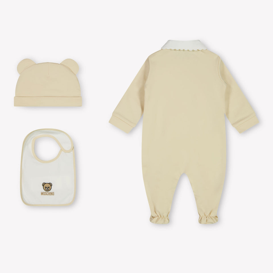 Moschino Baby Meisjes Boxpakje In Licht Beige