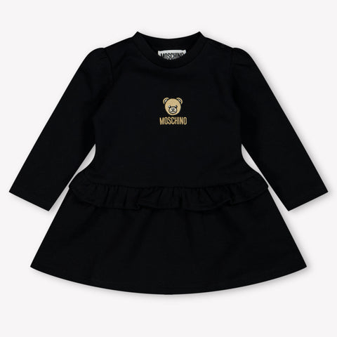 Moschino Baby Meisjes Jurk In Zwart