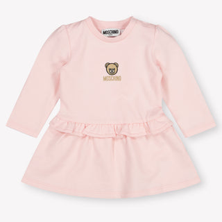 Moschino Baby Meisjes Jurk In Licht Roze