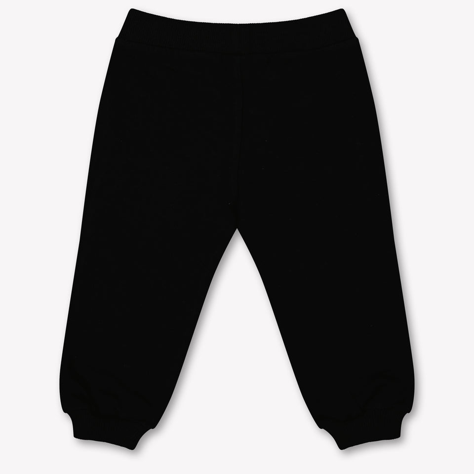 Moschino Baby Unisex Broek In Zwart