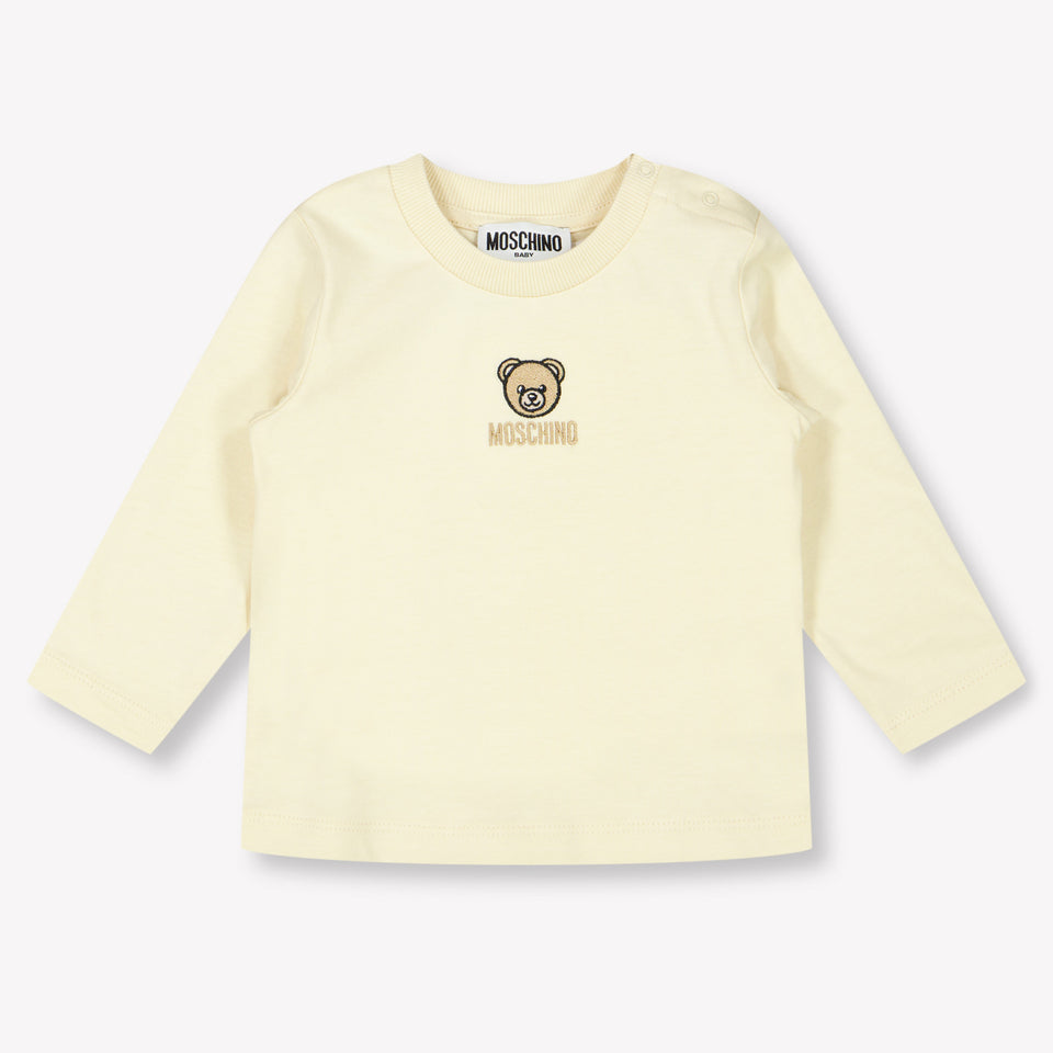 Moschino Baby Unisex T-Shirt  Light Beige