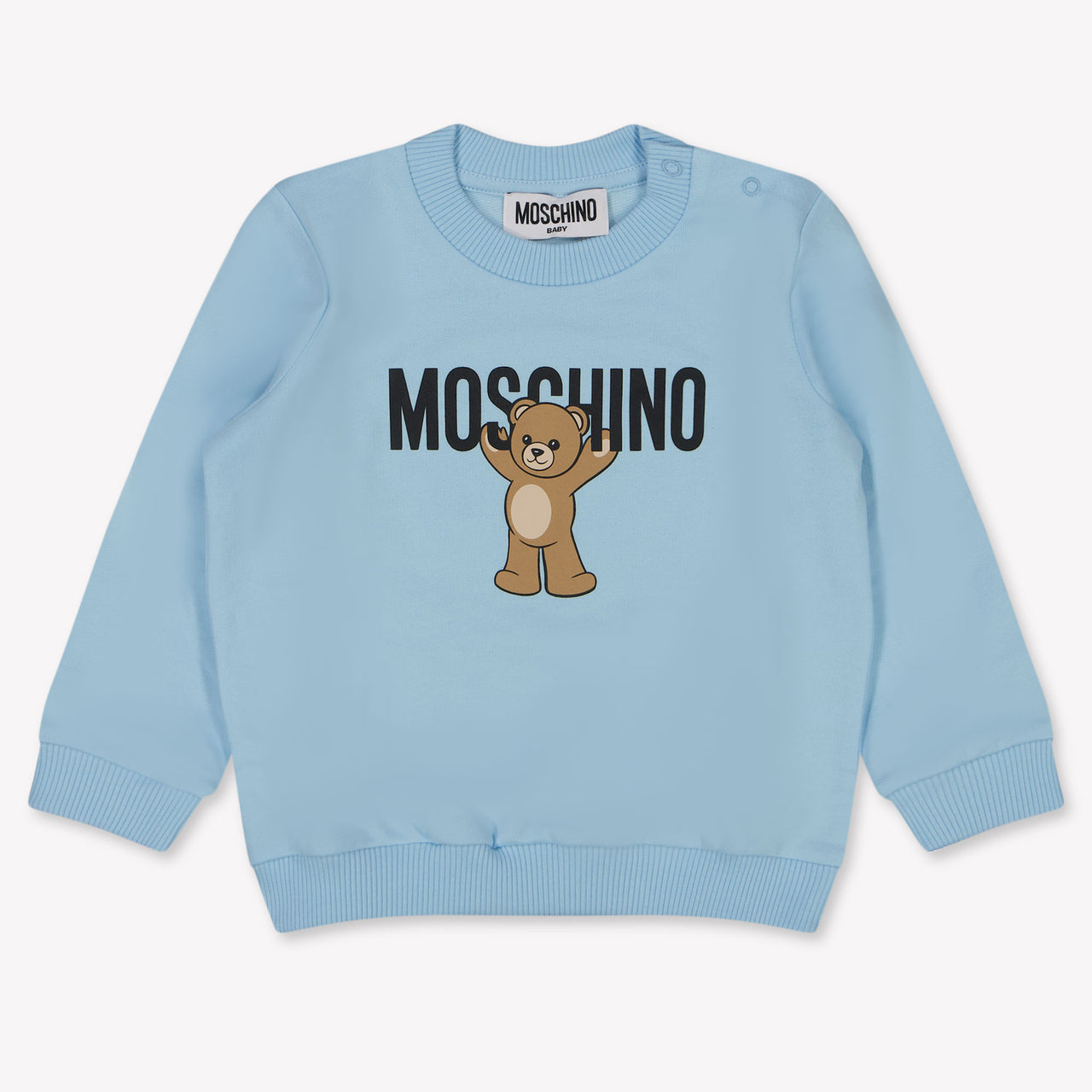 Moschino Baby Unisex Sweater  Light Blue