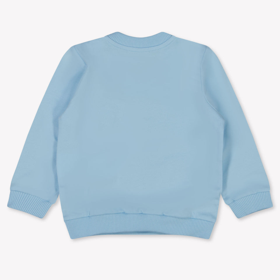 Moschino Baby Unisex Sweater  Light Blue