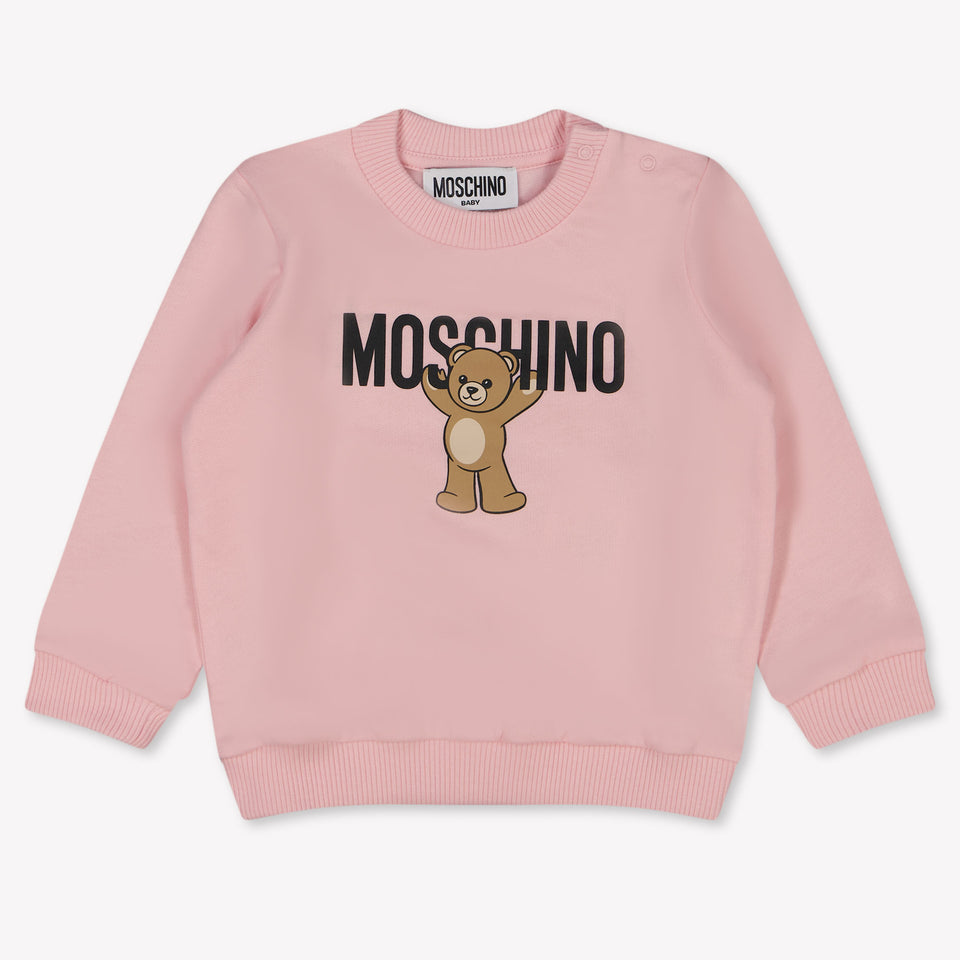 Moschino Baby Unisex Sweater  Light Pink