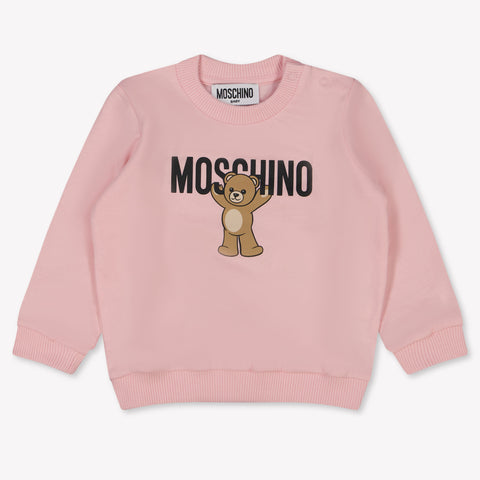 Moschino Baby Unisex Sweater  Light Pink