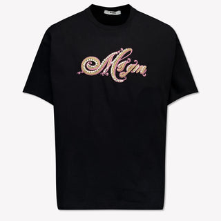 MSGM Kinder Meisjes T-Shirt In Zwart