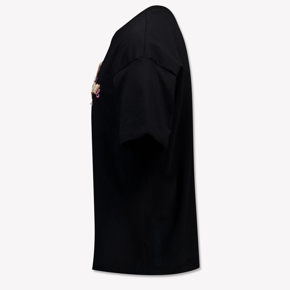 MSGM Kinder Meisjes T-Shirt In Zwart