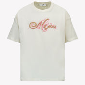 MSGM Kids Girls  T-Shirt Offwhite