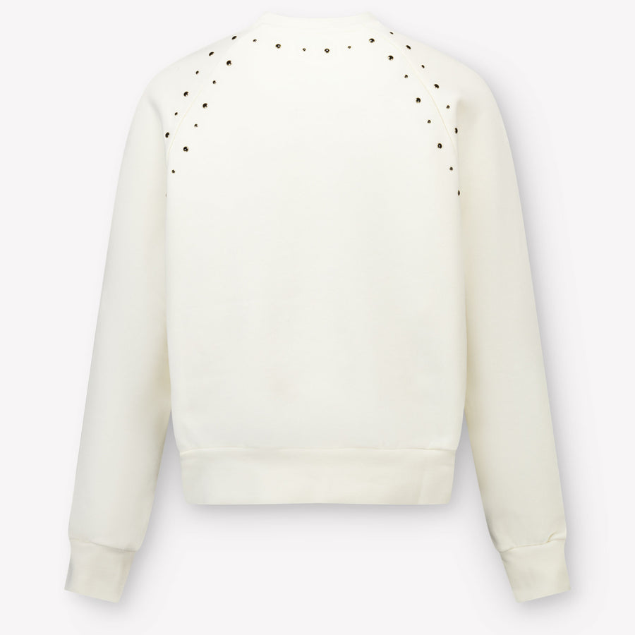MSGM Kids Girls Sweater Offwhite