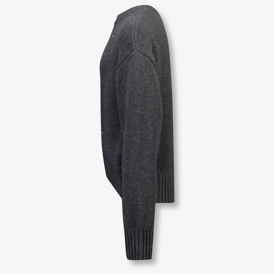 MSGM Kids Girls Sweater Gray