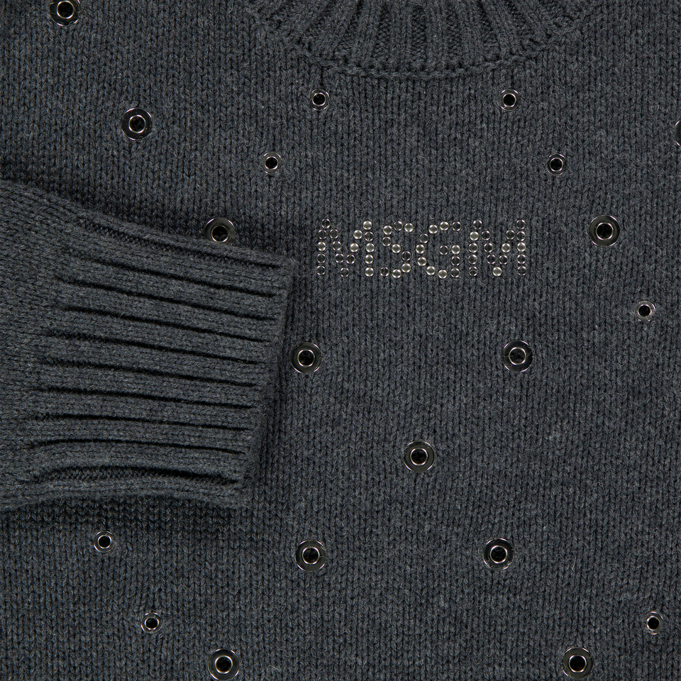 MSGM Kinder Meisjes Trui In Grijs