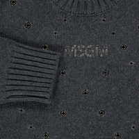 MSGM Kids Girls Sweater Gray