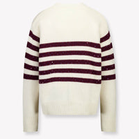 MSGM Kids Girls Sweater Offwhite