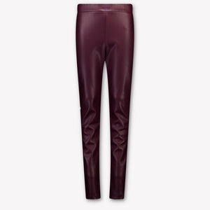 MSGM Kinder Meisjes Legging In Bordeaux