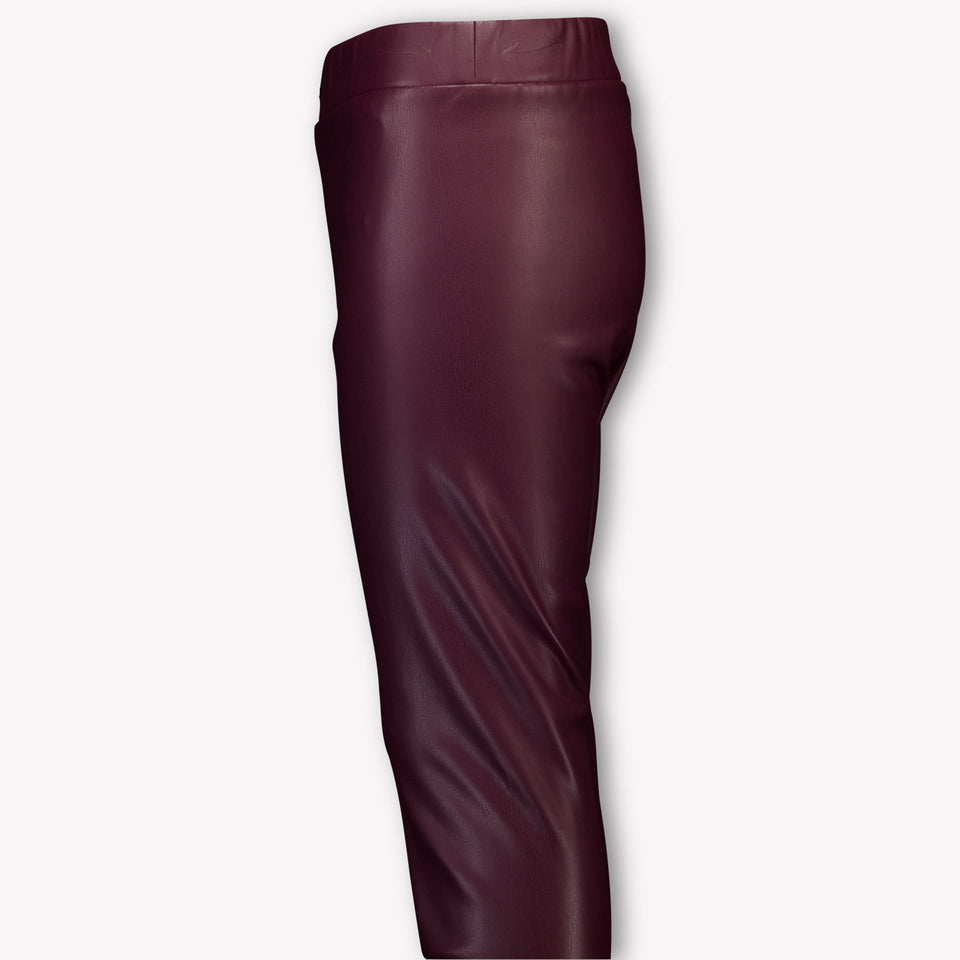 MSGM Kinder Meisjes Legging In Bordeaux