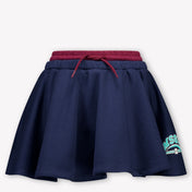 MSGM Kids Girls Skirt Navy