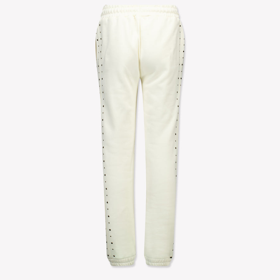 MSGM Kids Girls  Pants Offwhite