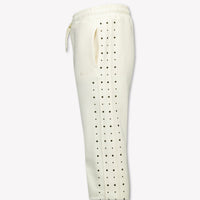 MSGM Kids Girls  Pants Offwhite