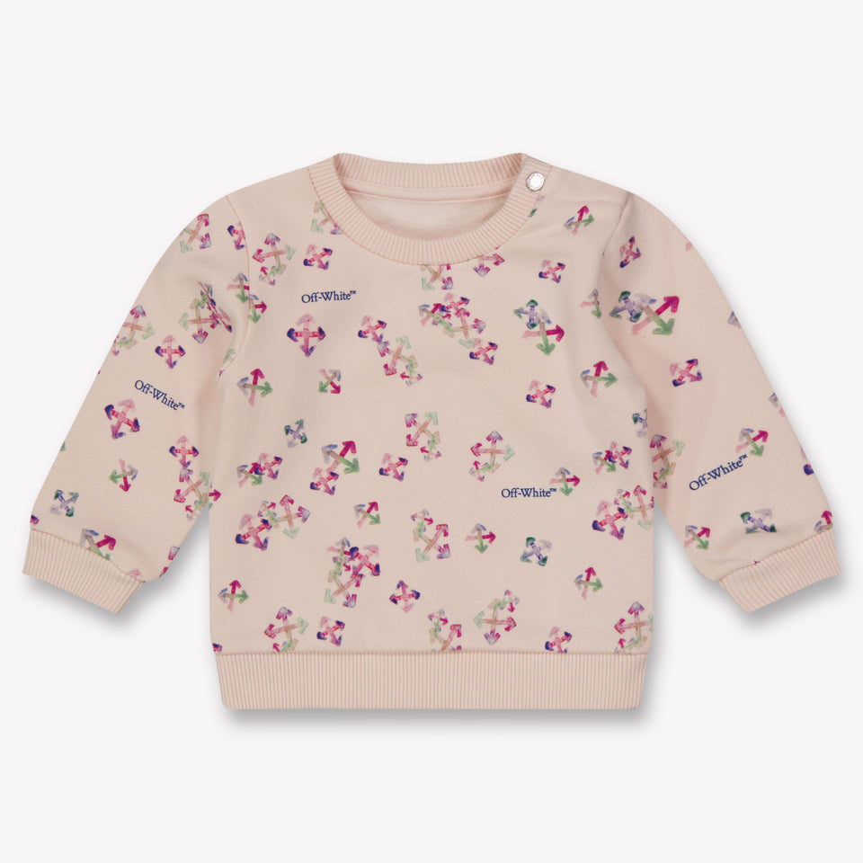 Off-White Baby Girls Sweater  Light Pink