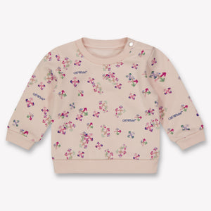 Off-White Baby Meisjes Trui In Licht Roze
