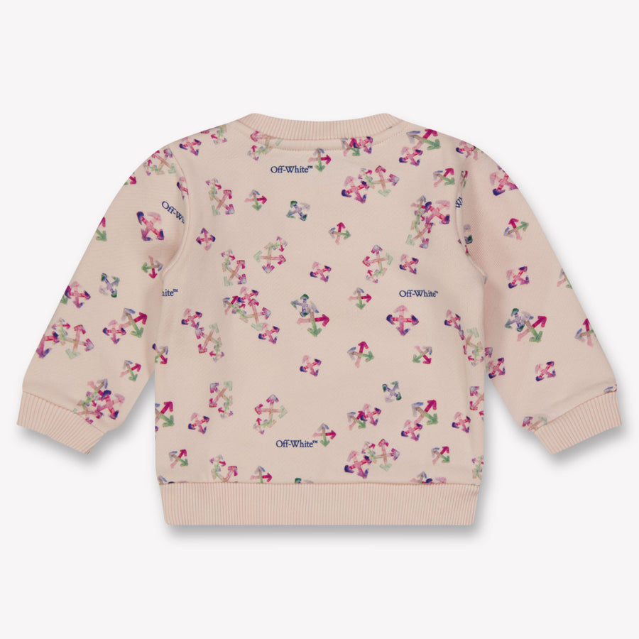 Off-White Baby Meisjes Trui In Licht Roze