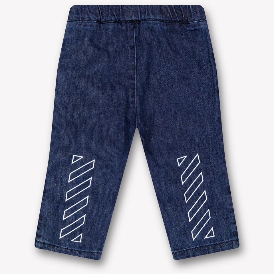 Off-White Baby Jongens Jeans In Blauw