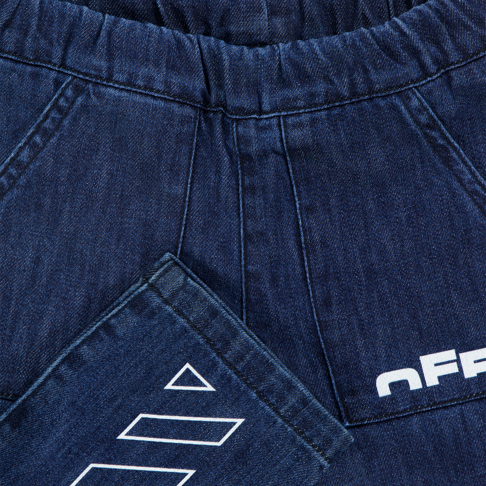 Off-White Baby Jongens Jeans In Blauw