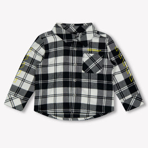 Off-White Baby Jongens Blouse In Zwart
