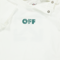 Off-White Baby Jongens T-Shirt In Wit