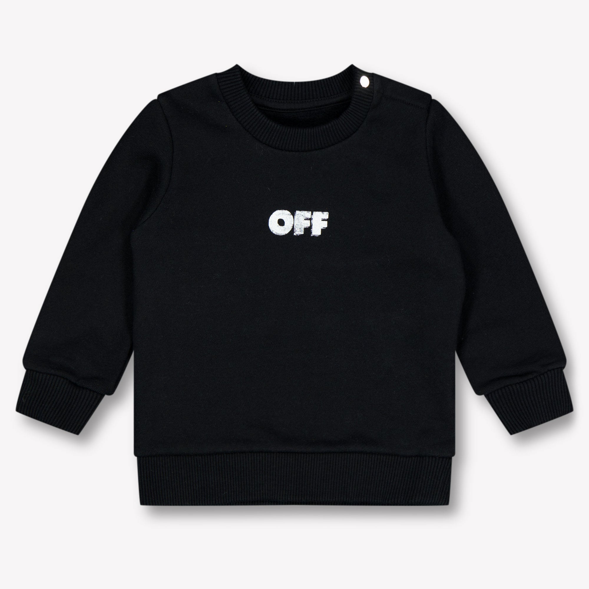 Off-White Baby Jongens Trui In Zwart
