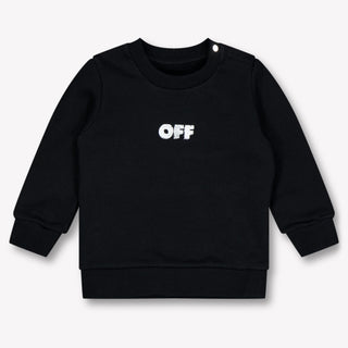 Off-White Baby Jongens Trui In Zwart