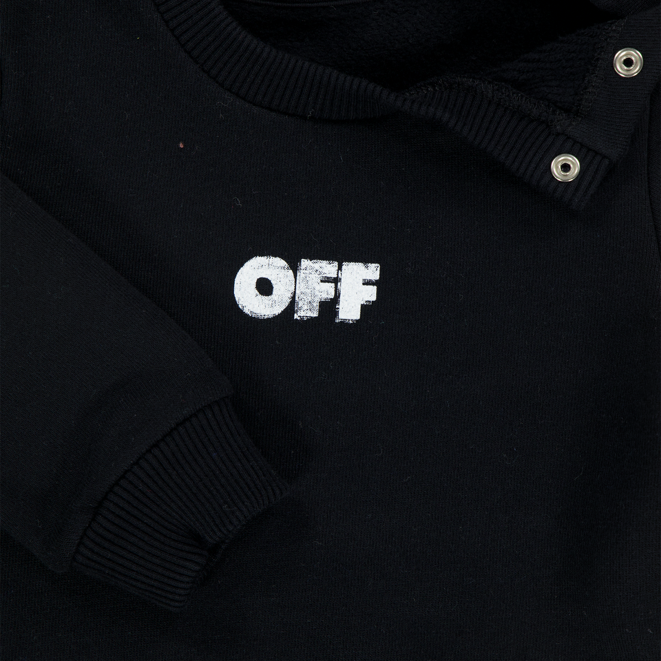 Off-White Baby Jongens Trui In Zwart