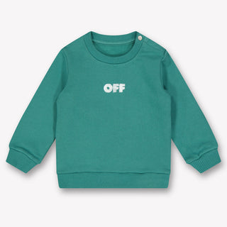 Off-White Baby Jongens Trui In Groen