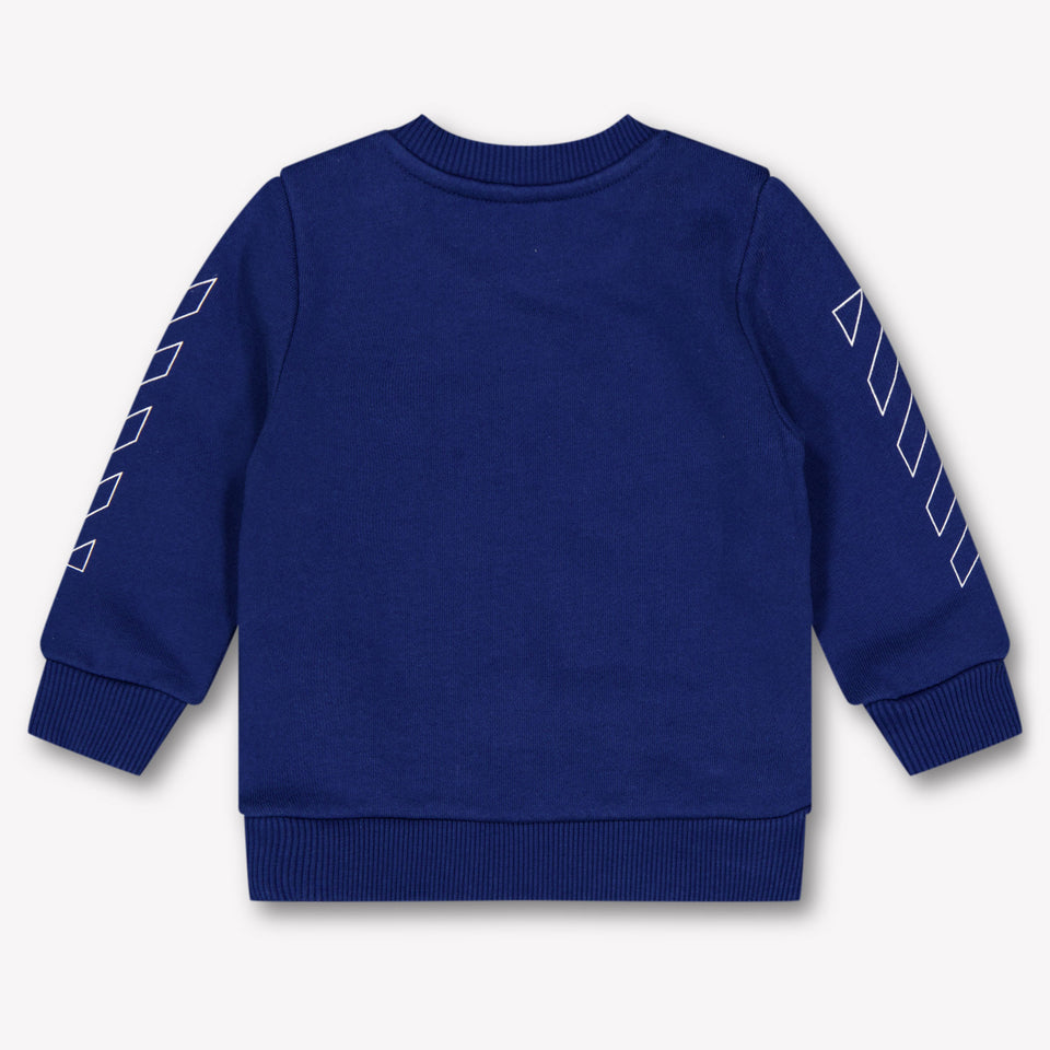 Off-White Baby Jongens Trui In Blauw