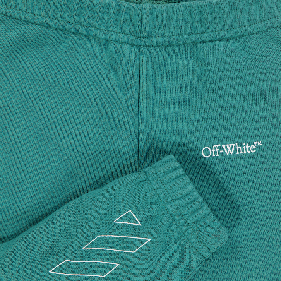 Off-White Baby Jongens Broek In Groen
