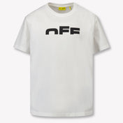 Off-White Kinder Jongens T-Shirt In Wit