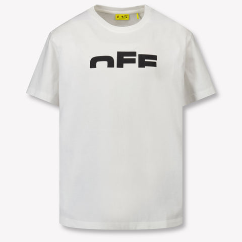 Off-White Kids Boys  T-Shirt White