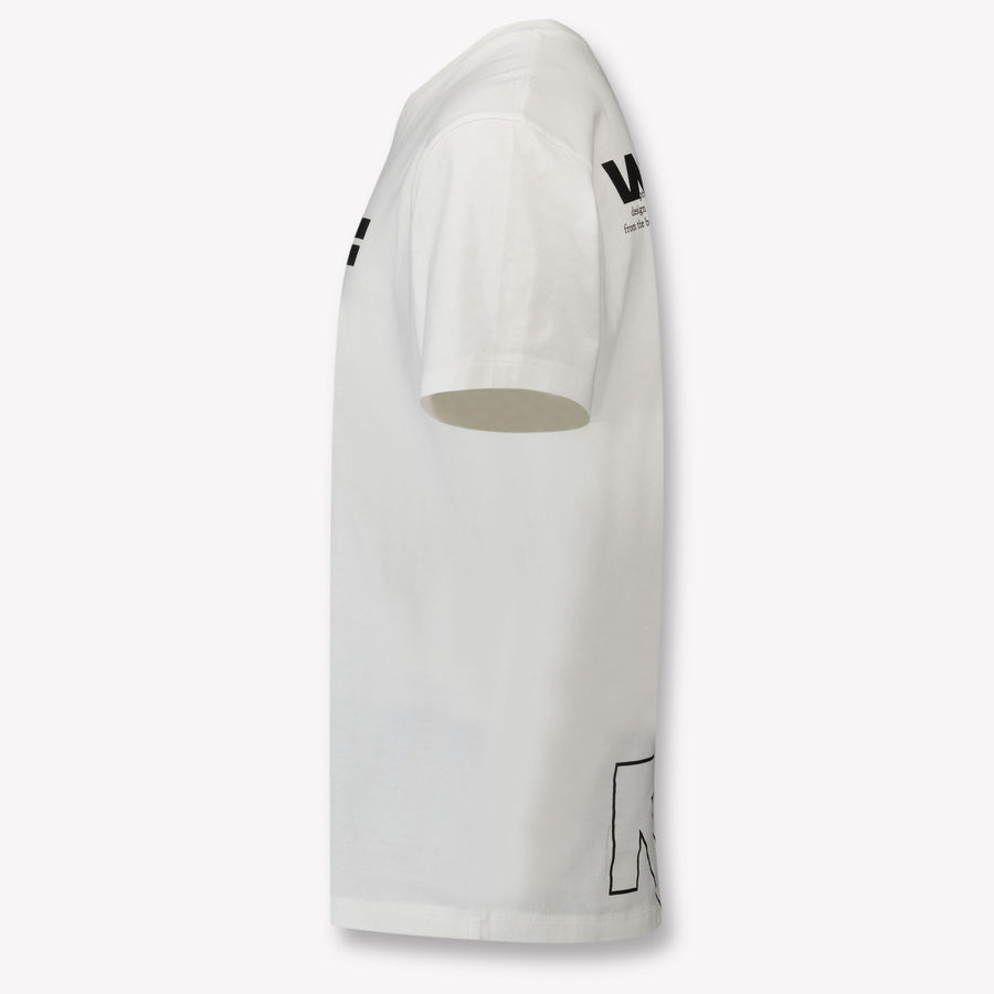 Off-White Kinder Jongens T-Shirt In Wit
