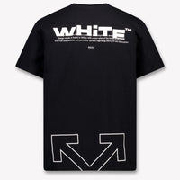 Off-White Kinder Jongens T-Shirt In Zwart