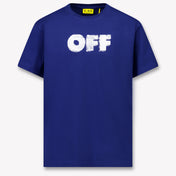 Off-White Kids Boys  T-Shirt Blue