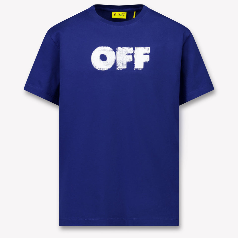 Off-White Kids Boys  T-Shirt Blue