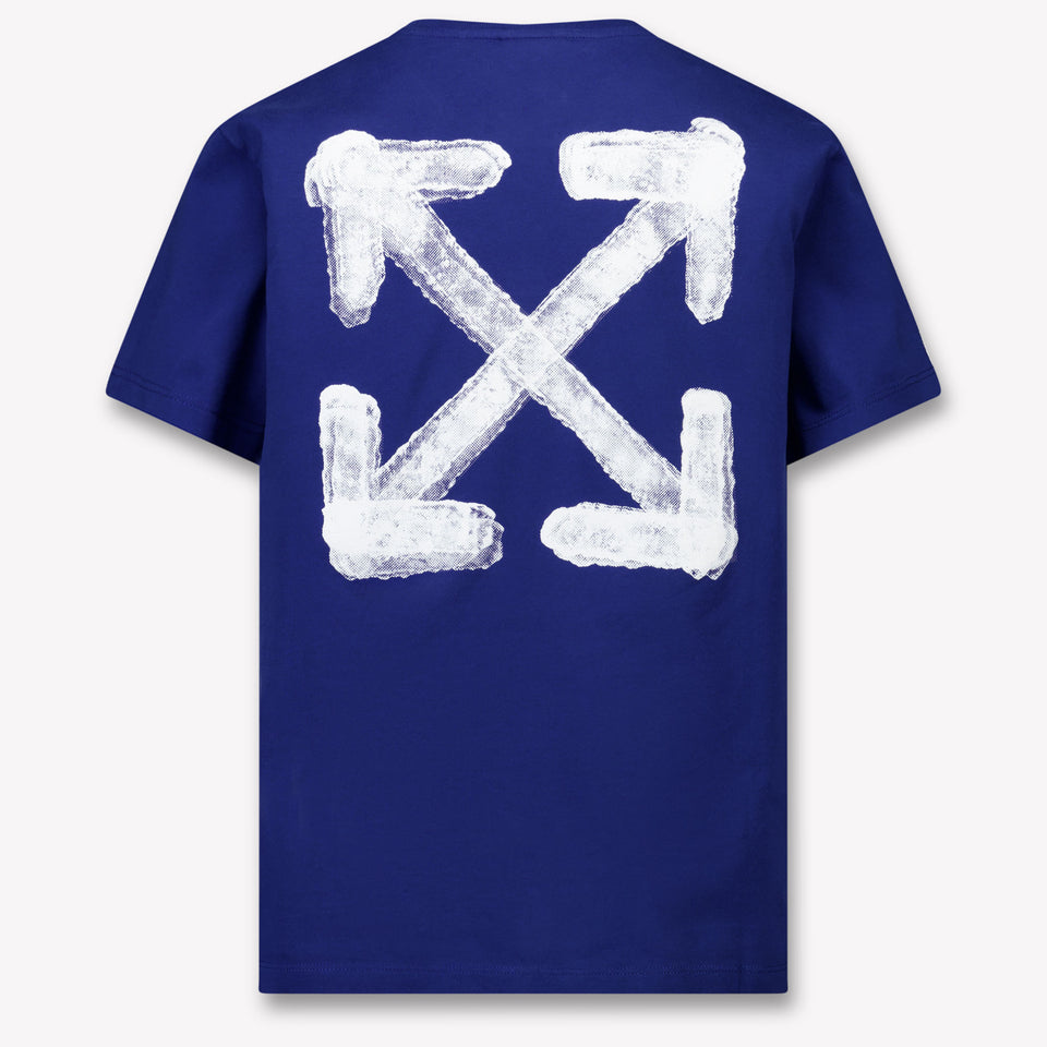 Off-White Kids Boys  T-Shirt Blue