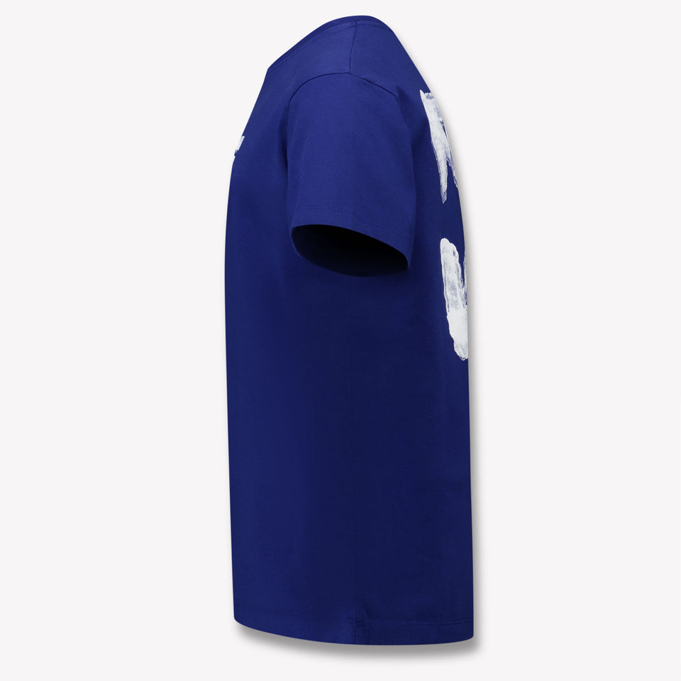 Off-White Kids Boys  T-Shirt Blue