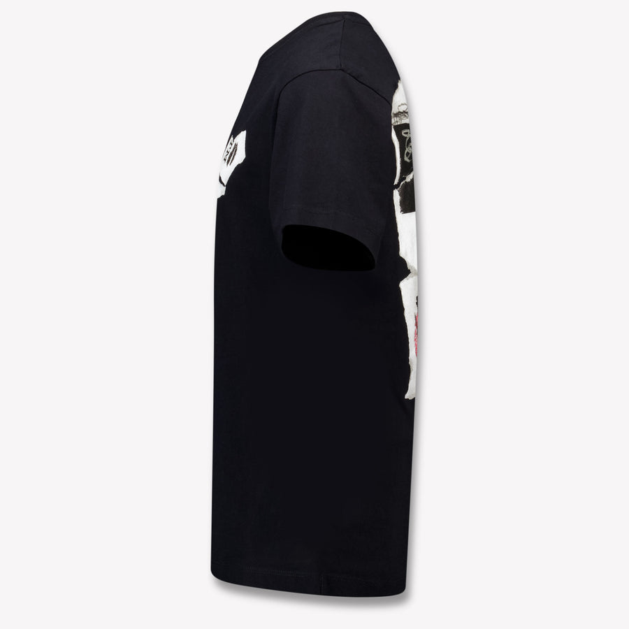 Off-White Kinder Jongens T-Shirt In Zwart