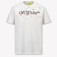 Off-White Kinder Jongens T-Shirt In Wit