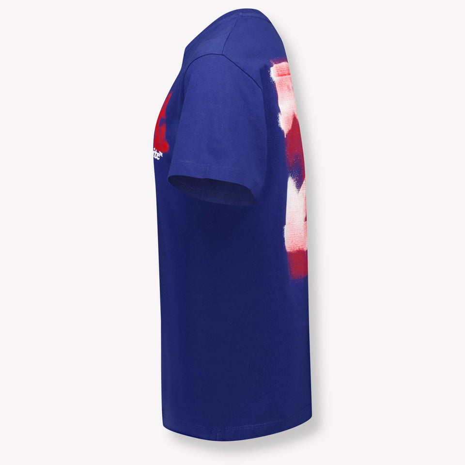 Off-White Kinder Jongens T-Shirt In Blauw